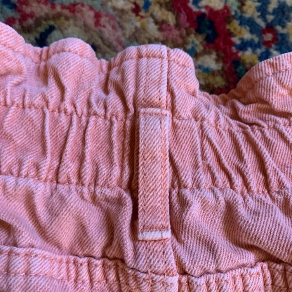 Forever‎ 21+ ruched waist light coral jeans. Worn about 4x